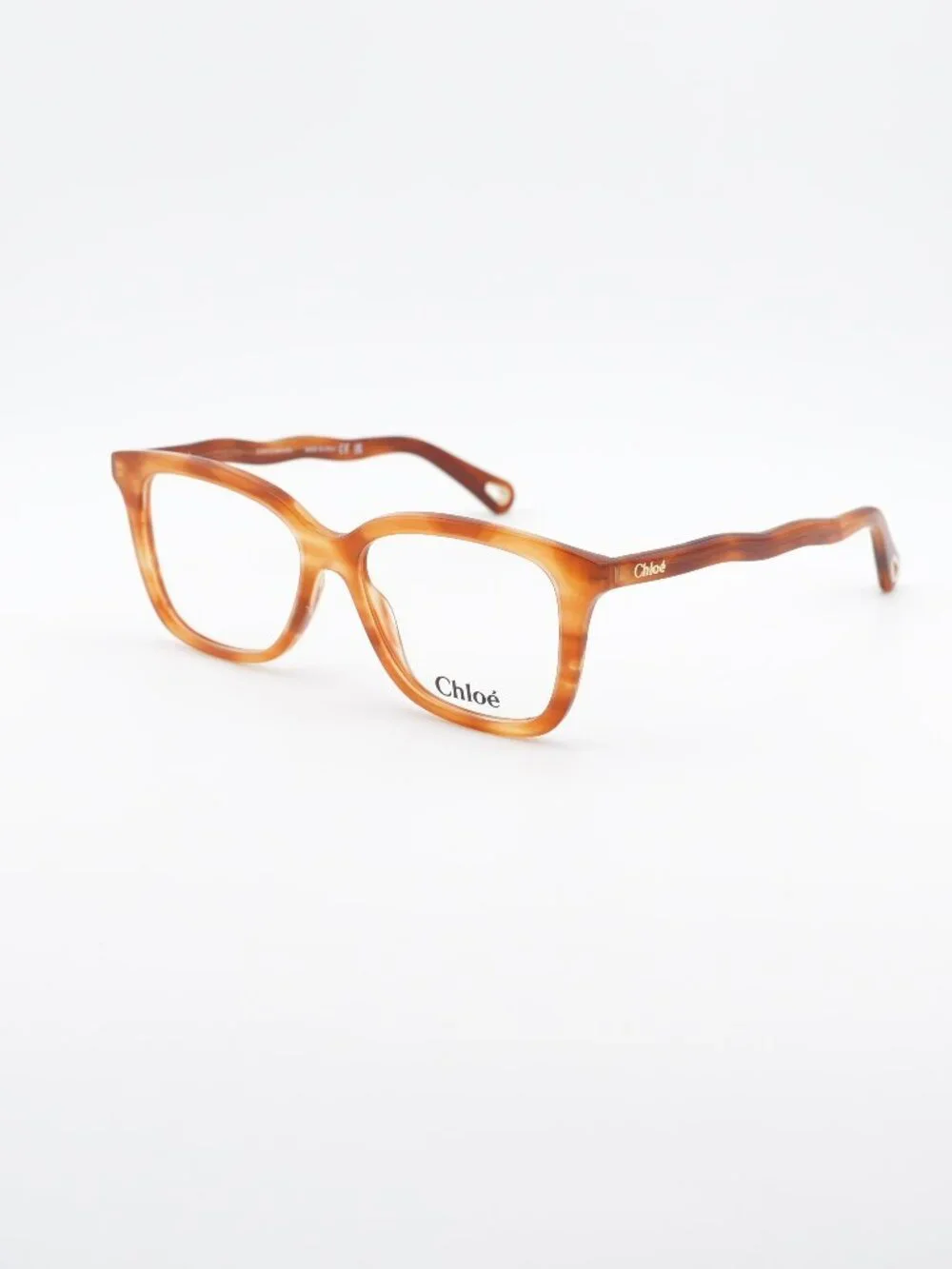 Chloe CH0090O 006 Eyeglasses Havana 52mm Square Frame